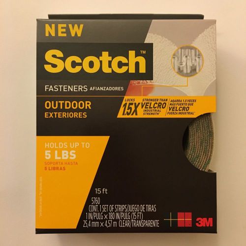 Scotch outdoor fasteners, clear, 1 in x 15 ft for sale