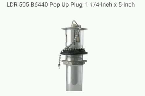 LDR 505 B6440 Pop Up Plug, 1 1/4-Inch x 5-Inch