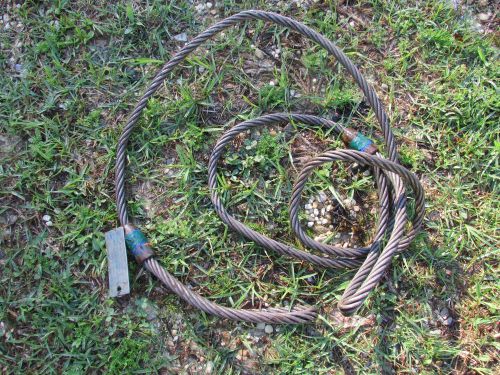 Wire rope sling choker rigging cable 1/2&#034; x 8&#039; for sale