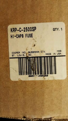 138421 New In Box, Bussmann KRP-C-2500SP Time Delay Fuse 600V 2500A