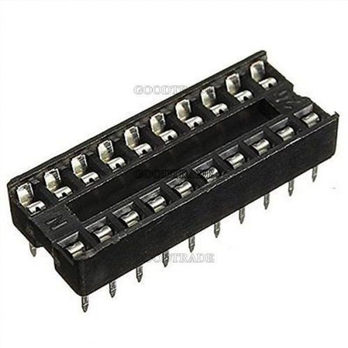 100pcs solder type 20pin socket adaptor dip socket pitch dual wipe contact ic y8