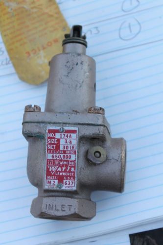 NEW Watts Water Pressure Relief Valves Series 174A , 3/4&#034;  M2