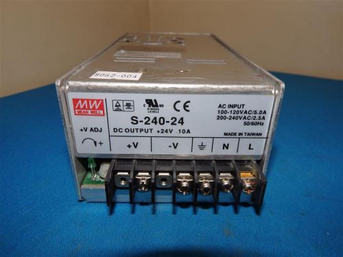 Mean Well S-240-24 Power Supply +24V 10A
