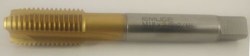 EMUGE Metric Tap M18x2 SPIRAL POINT HSSCO5% M35 HSSE TiN Coated