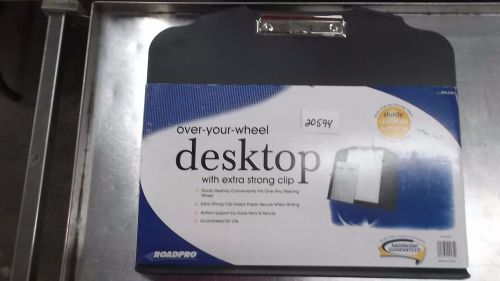 ROADPRO OVER-YOUR-WHEEL DESKTOP WITH EXTRA STRONG CLIP ***NEW*** PIC#20594