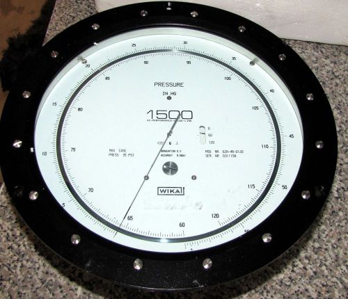 USF WALLACE TIERNAN 0-400 400-800  8&#034; DIAL PRESSURE GAUGE- Model 62A4D0800 - a