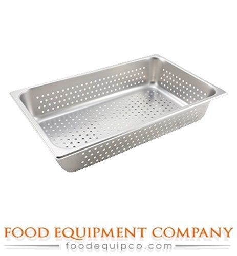 Winco spfp4 steam table pan, full size, 4&#034; deep - case of 12 for sale