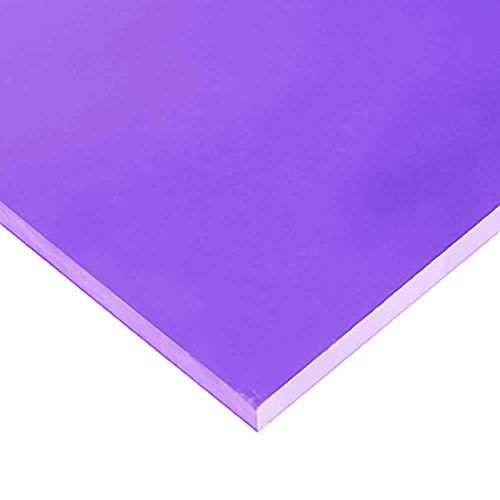 Nycast SLX Nylon Plastic Sheet 1&#034; x 10.5&#034; x 19.5&#034; - Purple
