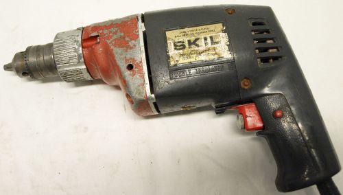 Vintage Skil Electric Hammer Drill Model 929 3/8&#034; 0-800 RPM - 120V