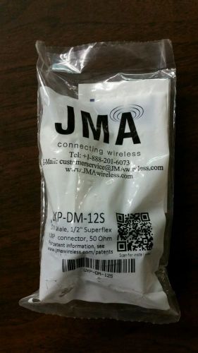 NEW JMA UXP-DM-12s Connector 50 Ohm N Male 1/2&#034; Superflex