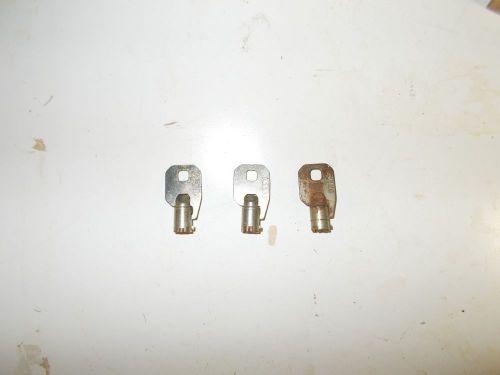 3 Vending machine keys # 80001 &amp; CAV20 &amp; DN17