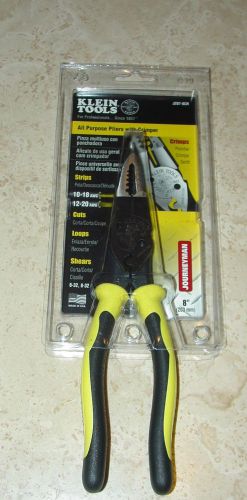 Klein Tools J207-8CR Journyman All-Purpose Pliers with Crimper - NEW!