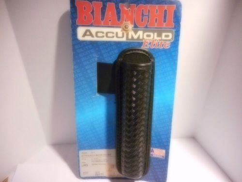 Bianchi 7913 expandable baton holder  basket weave nylon black 22111 for sale