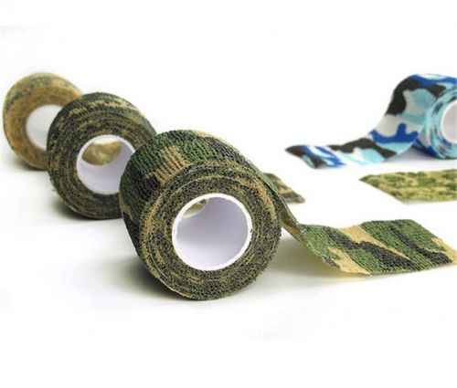 New Arrival 4.5m Military Camouflage Tape Adhesive Stretch Bandage Portable Tape