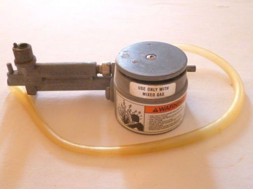 Hanau Touch O Matic Bunsen Burner &amp; hose, use w/ Mixed GAS ship Worldwide