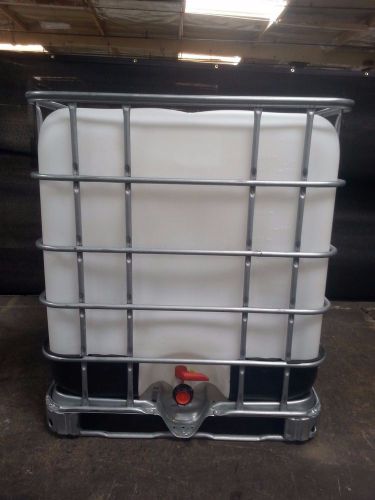 275 gallon ibc tote food grade liquid storage emergency hydro aquaponics - used for sale