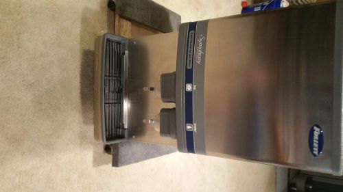 Used follett 12ci400a symphony 400 lbs nugget chewblet ice &amp;water dispenser 115v for sale