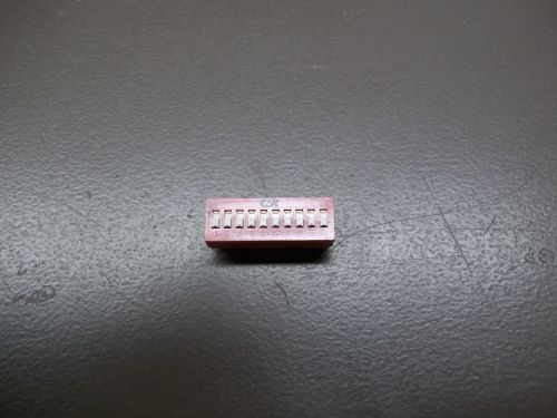Dip Switch : 10 position BD-10 (Lot of 492 switches) ALL in ANTI-Static Tubes