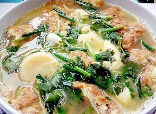Thai Foods DIY Recipe FRIED EGG SOUP Step Cooking Kitchen Gadgets Tools Menu