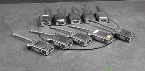 Lot of 10 motorola saber h99qx+104h 16 channel 6w vhf 136-174 mhz hand held radi for sale