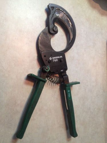 Greenlee 760 Compact Ratchet/ing Cable Wire Cutters #3151