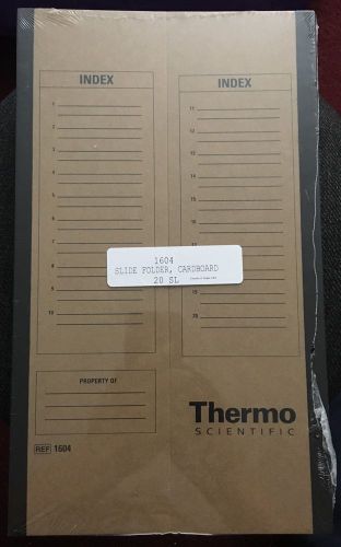 Thermo Scientific 1604 Cardboard 20 Slide Folder