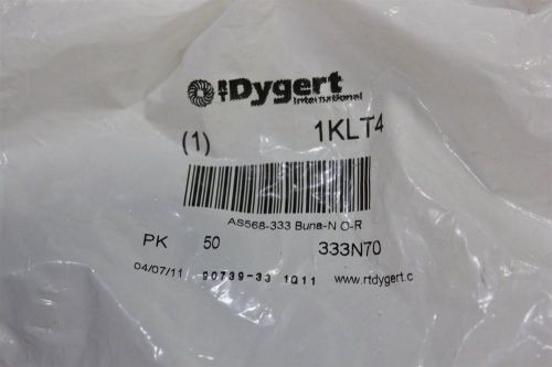 Lot of 50 new dygert buna o-rings 1klt4 2.5&#034; id 3/16&#034; for sale