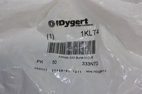 LOT OF 50 NEW DYGERT BUNA O-RINGS 1KLT4 2.5&#034; ID 3/16&#034;