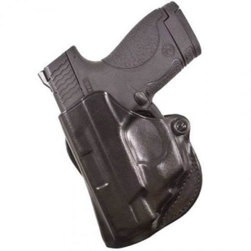 Desantis 019BB8BZ0 Mini Scabbard Belt Holster Fits Glock43 Left Hand Black