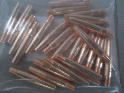Mig contact tips 14t45 .045&#034; tapered  fits # 2,3&amp;4 guns, magnum 200-400 qty 25 for sale