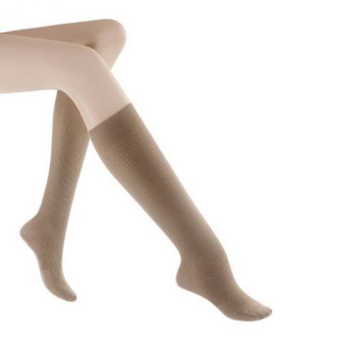 Women&#039;s15-20mmHg Closed Toe Knee High Size: B (7.5-9.5) Khaki, #146CB30
