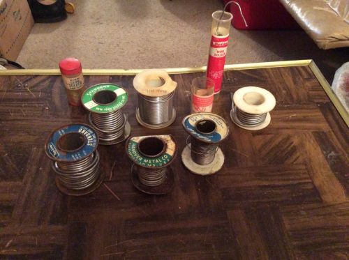 partial rolls of soldering wire