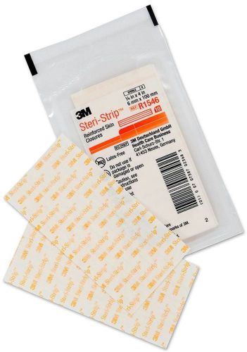 3M Steri-Strip Reinforced Skin Closures, 6mm x 100mm, Pack of 10