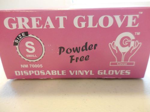 100 ct nitrile powder free white gloves non latex disposable small nm70005-l@@k! for sale