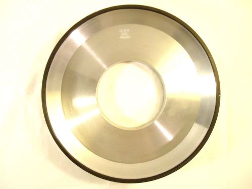 Centerless Grinding Wheel, 12” Sintered Plain Straight Side Style Cup, 5” Arbor,