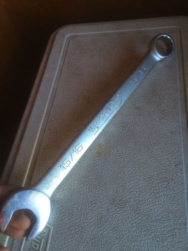 Wright Tool  Wrightgrip 15/16&#034; 12 point Satin Combination Wrench Wright Grip