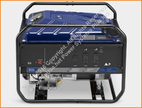 Kohler gas power pro5.0 generator 5kw gasoline portable backup 120v 12v honda for sale