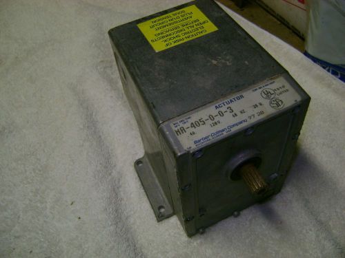 BARBER COLEMAN ELECTRIC ACTUATOR MA-405-0-0-3