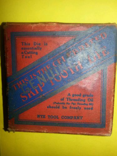 GENUINE NYE TOOL CO SKIP TOOTH DIE 1/2&#034;H 2-1/2&#034; IN ORIGINAL BOX USA