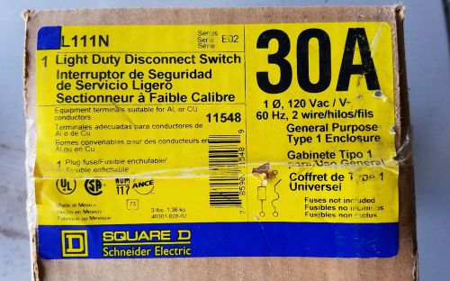 Square D light duty disconnect switch L111N