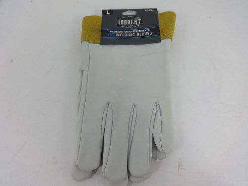 Ironcat Premium Top Grain Kidskin Large TIG Welding Gloves Model 6140/L FREE SHP