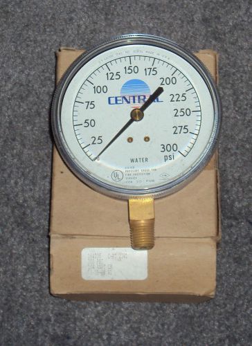 CENTRAL WATER PRESSURE GAUGE FOR FIRE PROTECTION SERVICE - NEW