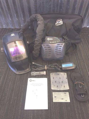 Miller papr powered air-purifying respirator w/ miller elite helmet for sale