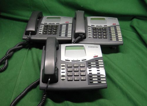 Lot of (3) Inter-Tel 8520 LCD VoIP Digital Phone #5548