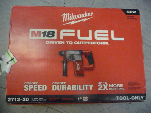 Milwaukee 2712-20 M18 FUEL 1&#034; SDS Plus Rotary Hammer (TOOL ONLY)  NEW