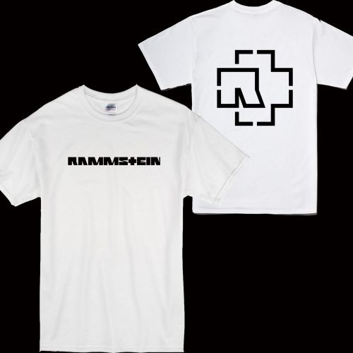 Rammstein Rock Band T-Shirt White New Musical