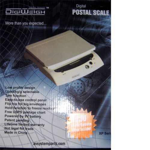 Digiweigh digital postal 52 lbs,25kg  scale  xp series for sale