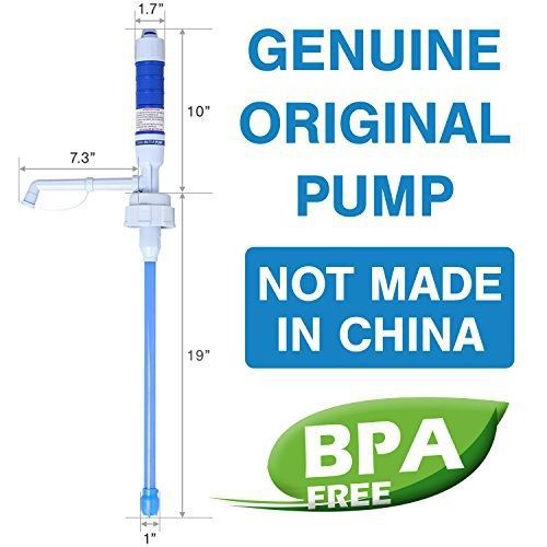 TERAPUMP BPA FREE 5-6 Gallon Water Bottle Pump powered by Battery