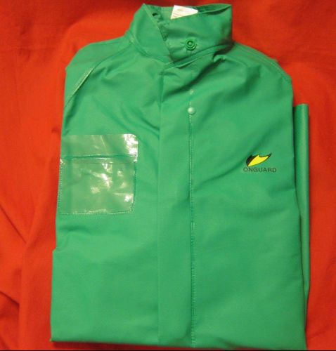 ONGUARD 71032 Chemtex PVC / Nylon / Polyester Medium Jacket w/ Hood Snaps - NWT