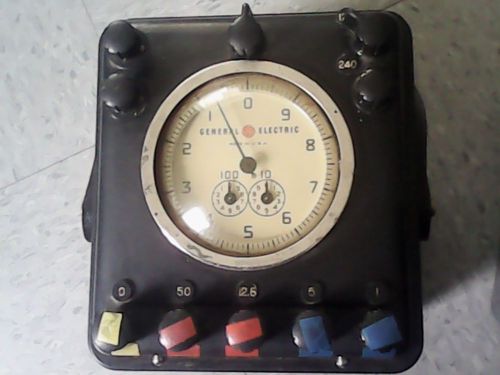 Vintage GE General Electric  Watt-hour Meter  Type IB-10